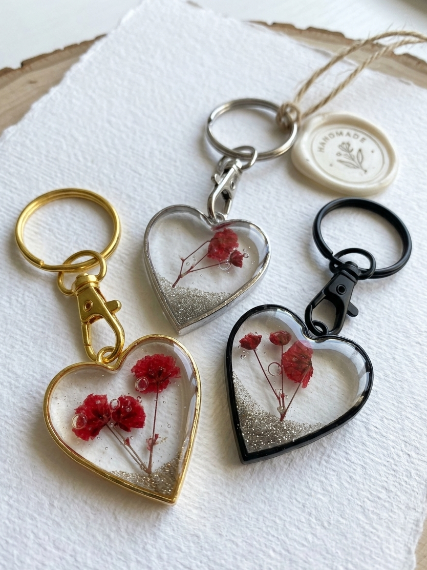 Porte-clés cœur